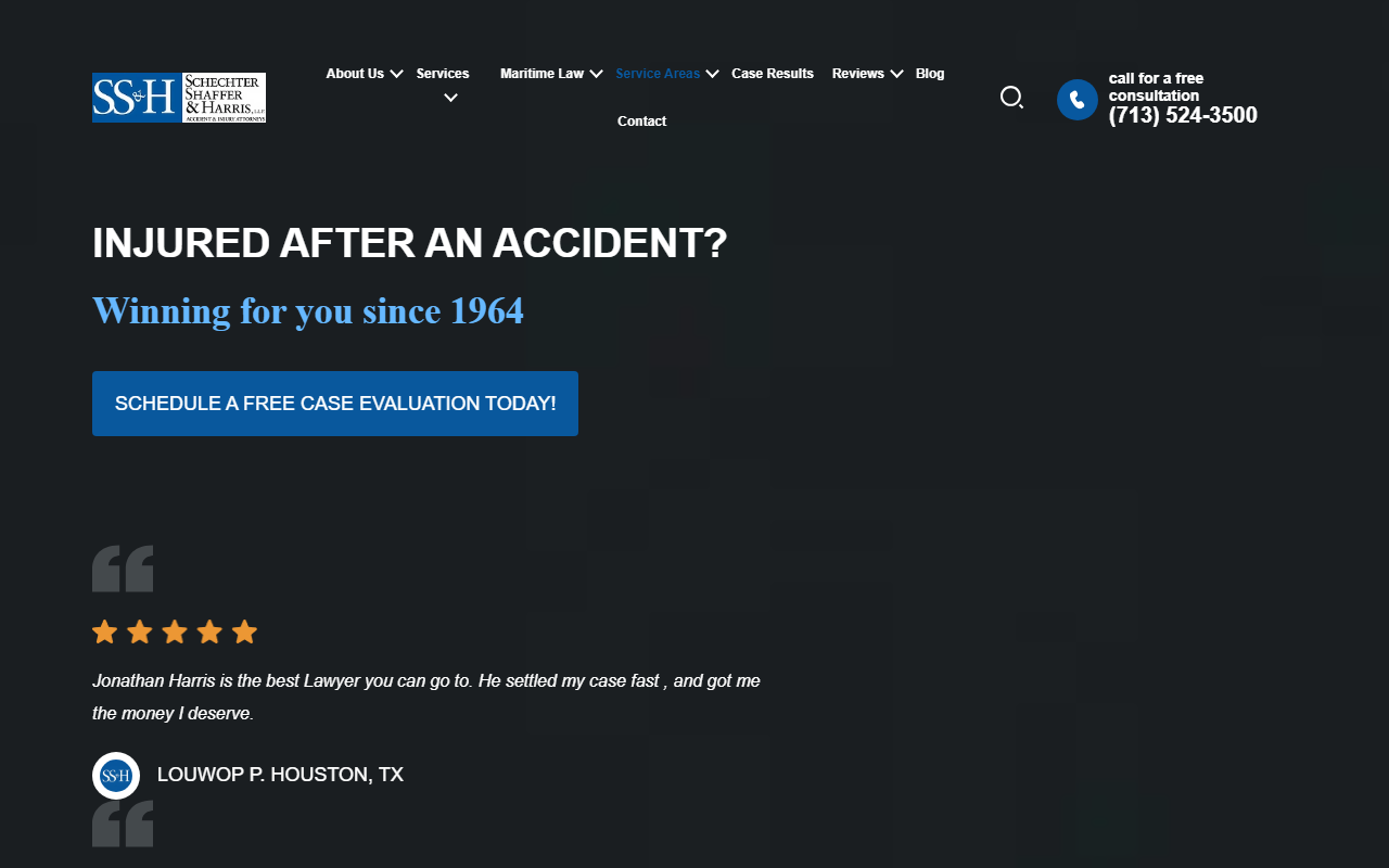 713-400-hurt.com screenshot