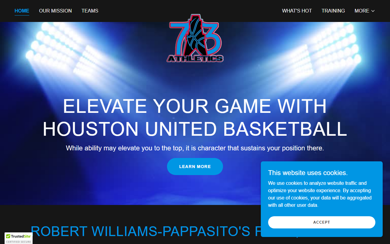 713athletics.com screenshot