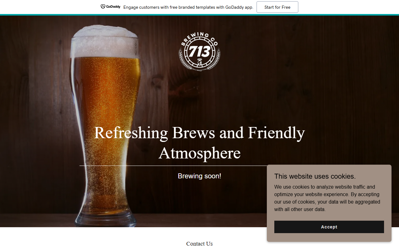 713brewingco.com screenshot