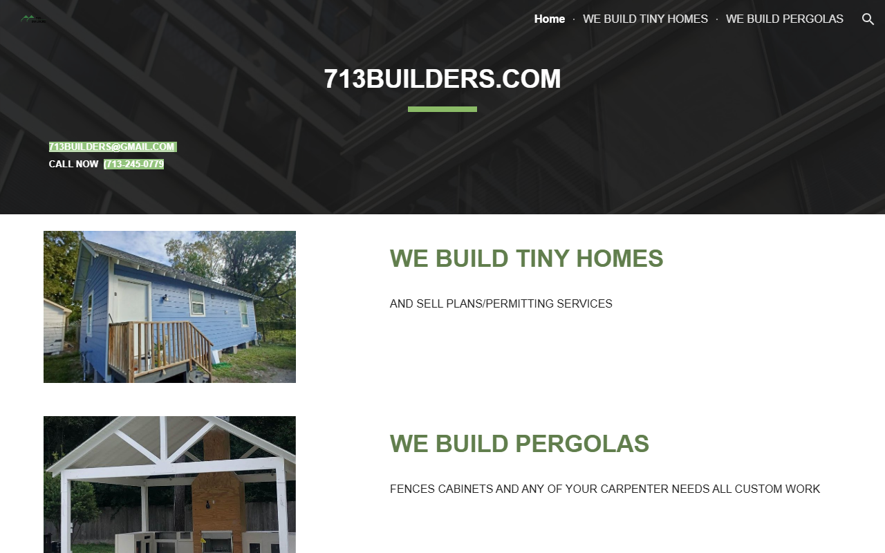 713builders.com screenshot