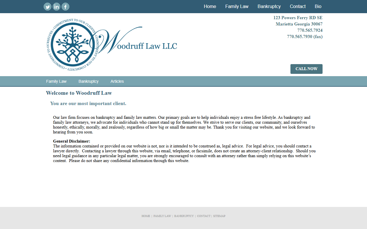 713debtrelief.com screenshot