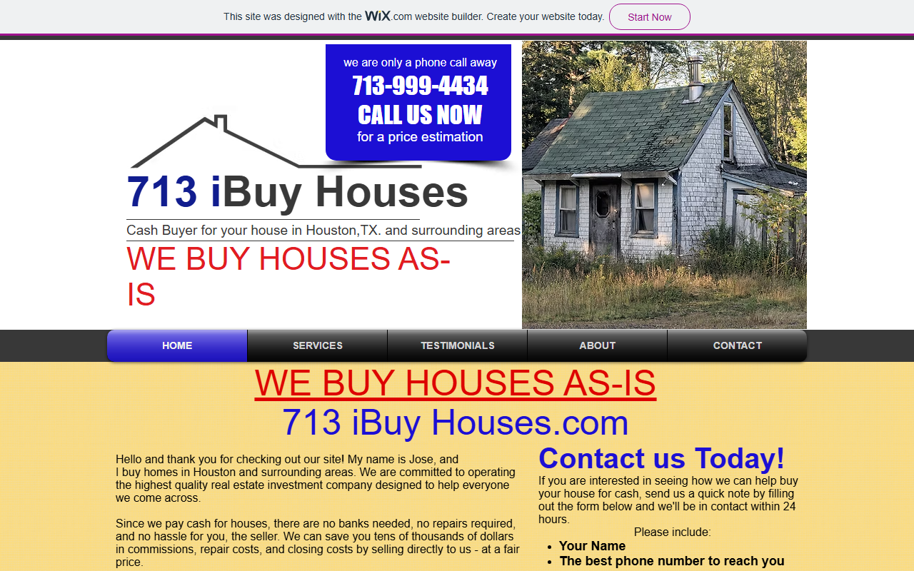 713ibuyhouses.com screenshot