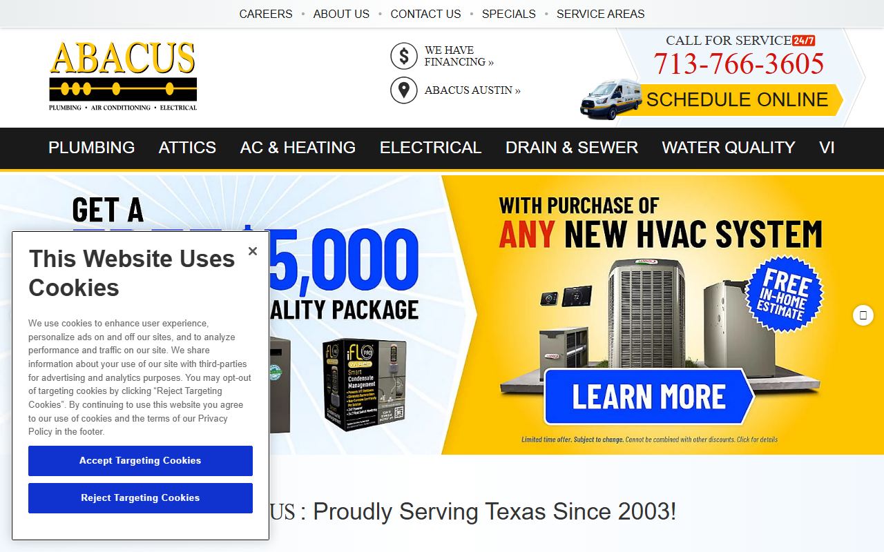 713plumber.com screenshot