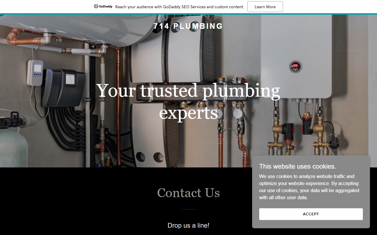 714-plumbing.com screenshot