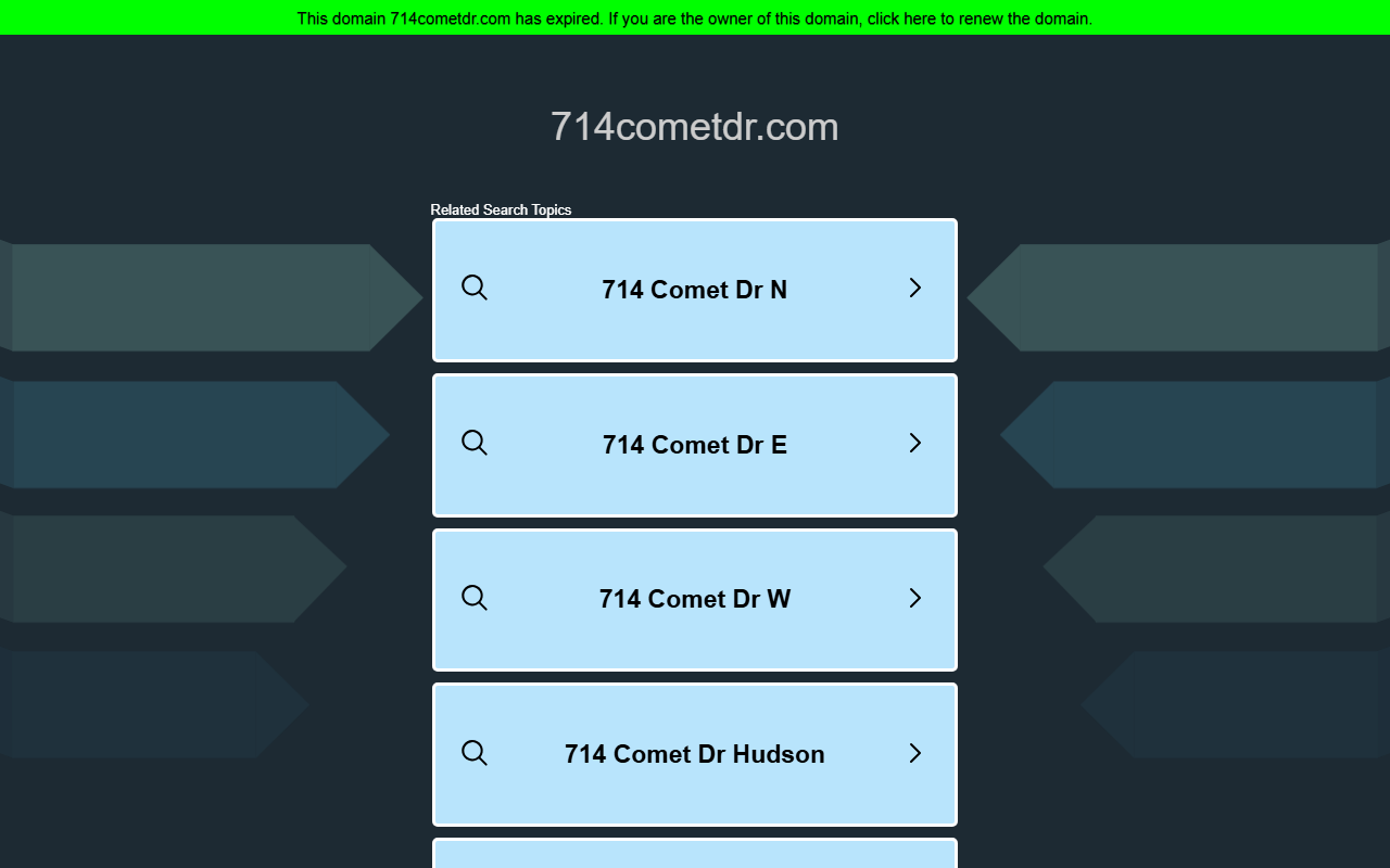 714cometdr.com screenshot