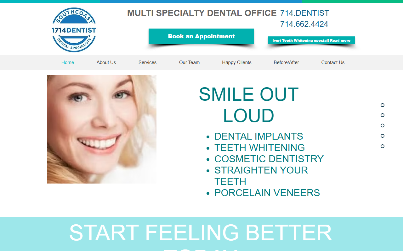 714dentist.com screenshot