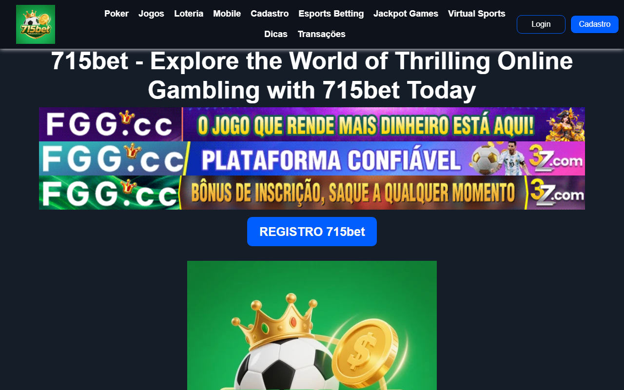715betplataforma.com screenshot