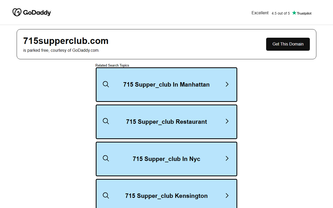 715supperclub.com screenshot