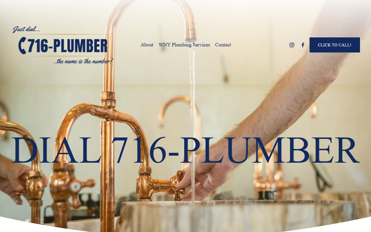 716-plumber.com screenshot