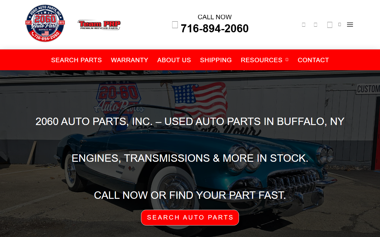 716autoparts.com screenshot