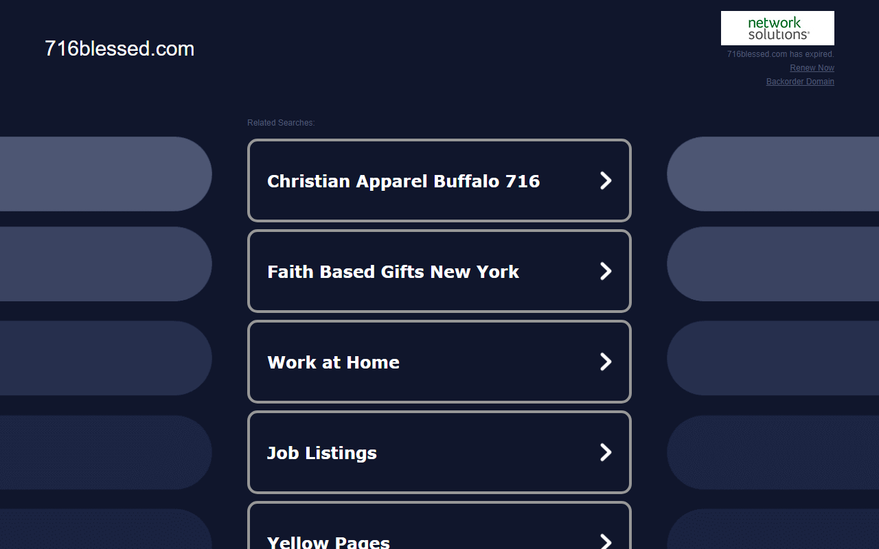 716blessed.com screenshot