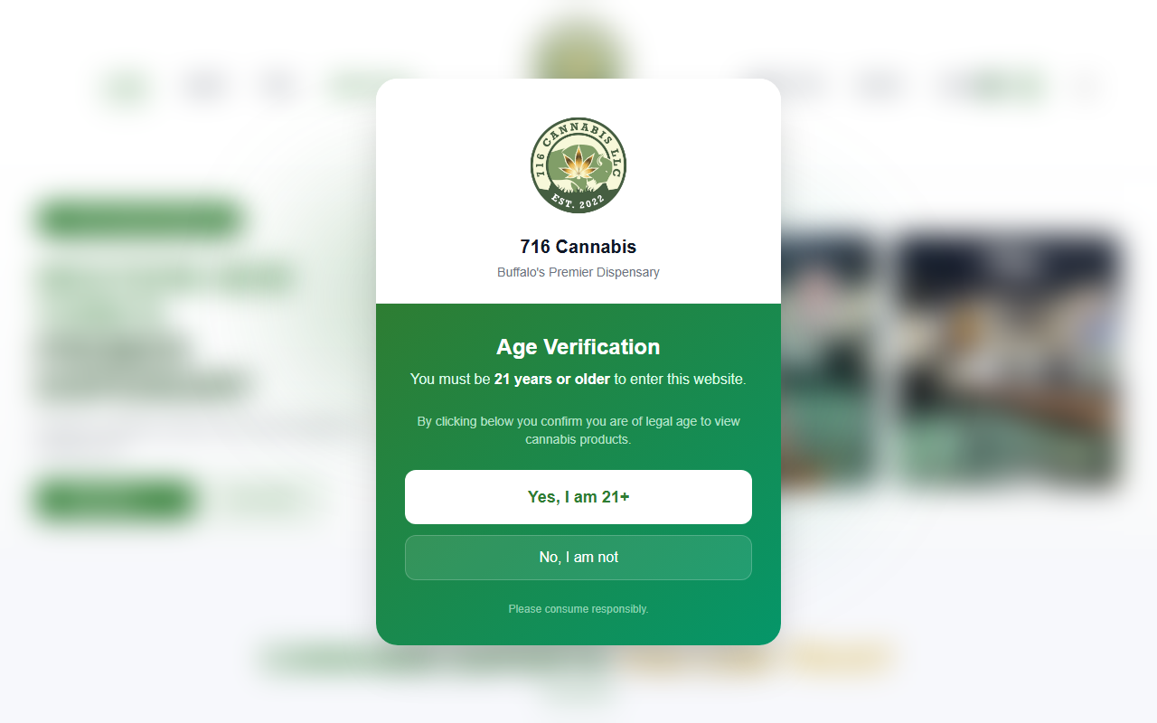 716cannabisllc.com screenshot