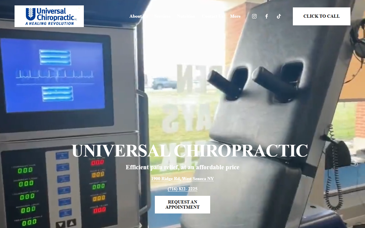 716chiropractor.com screenshot