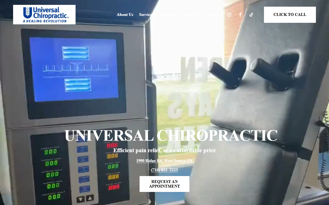 716chiropractors.com screenshot