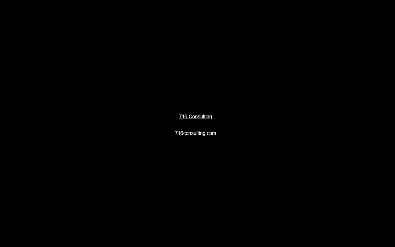 716consulting.com screenshot