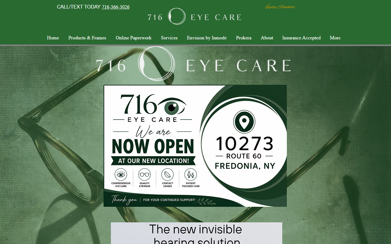 716eyecare.com screenshot