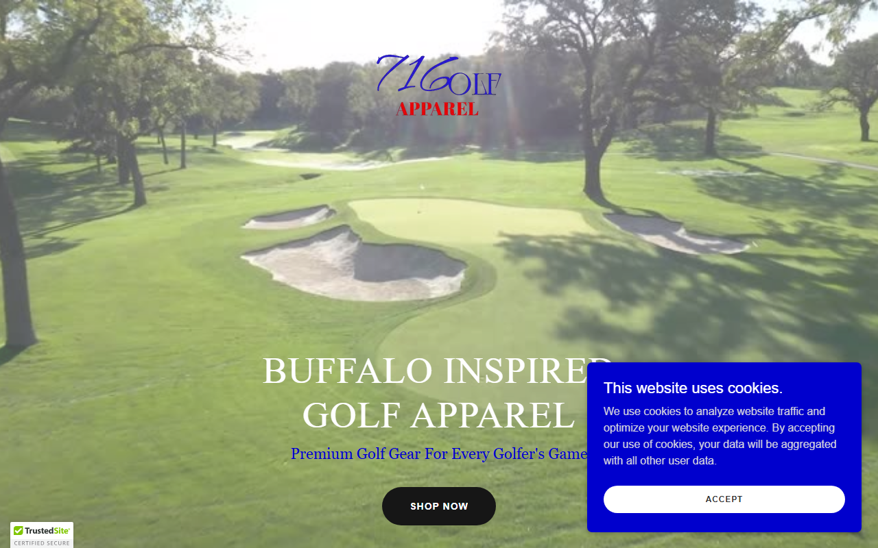 716golfapparel.com screenshot