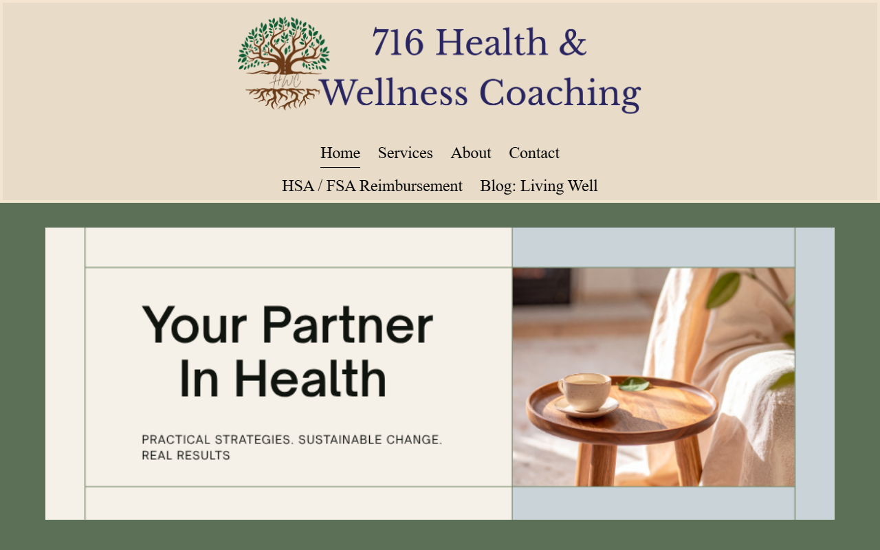 716healthcoach.com screenshot