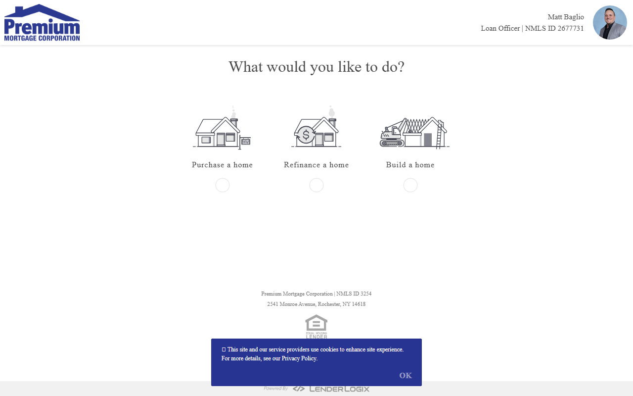 716homeloan.com screenshot