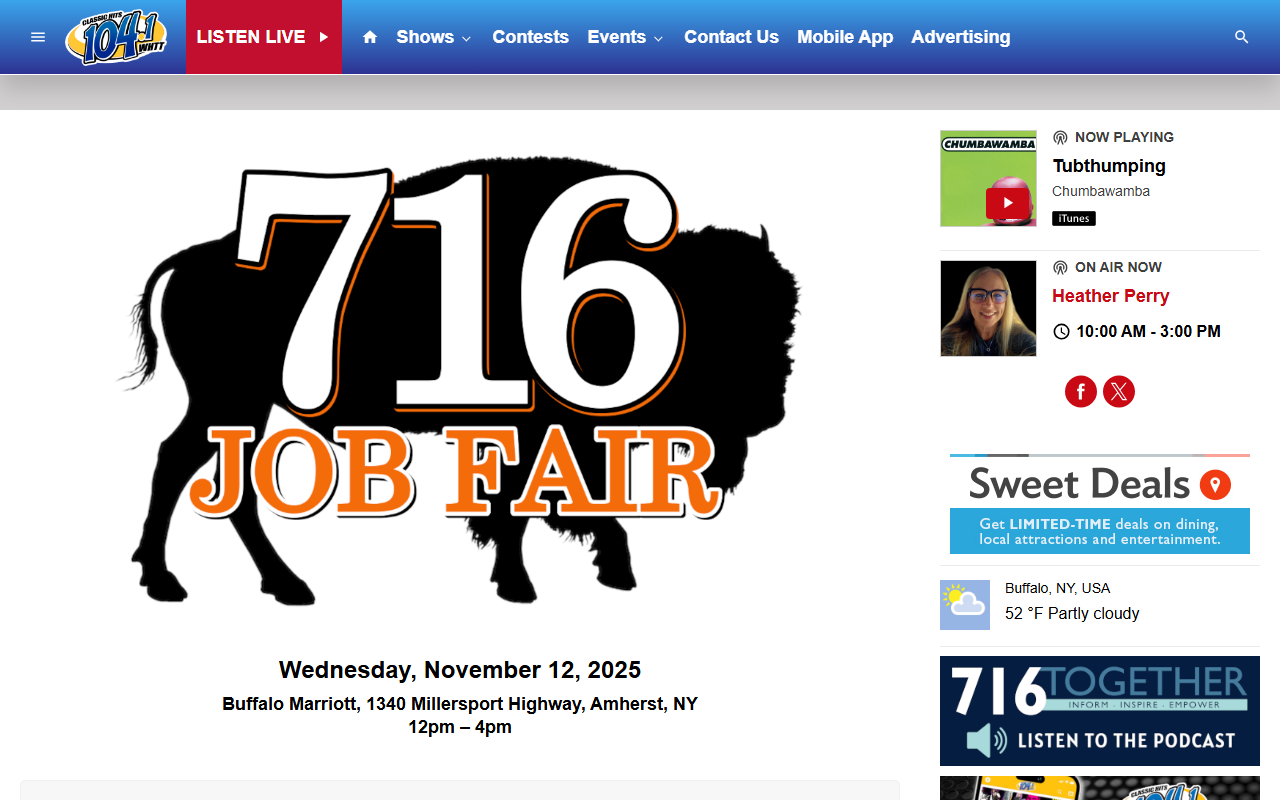 716jobfair.com screenshot
