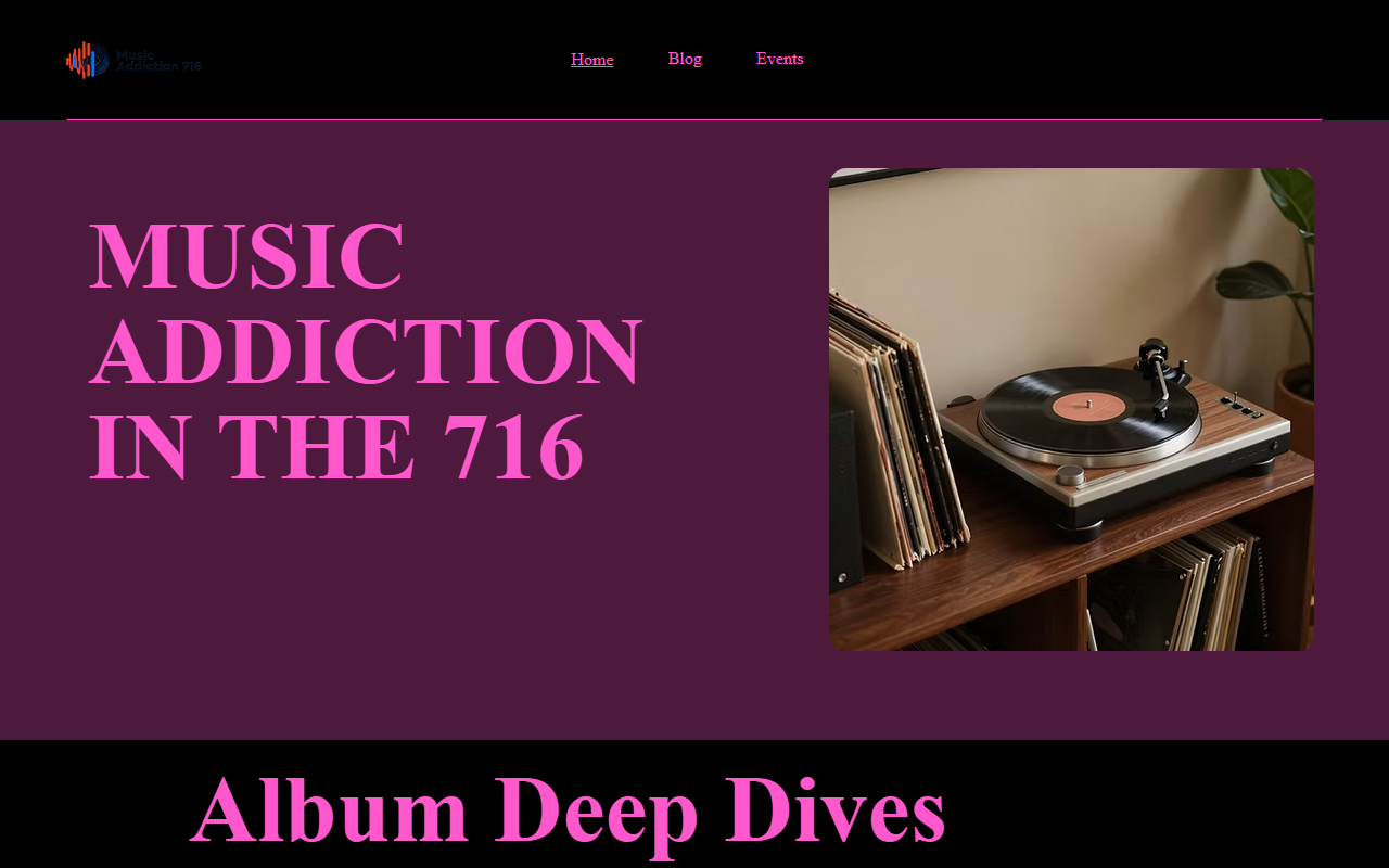 716musicaddict.com screenshot