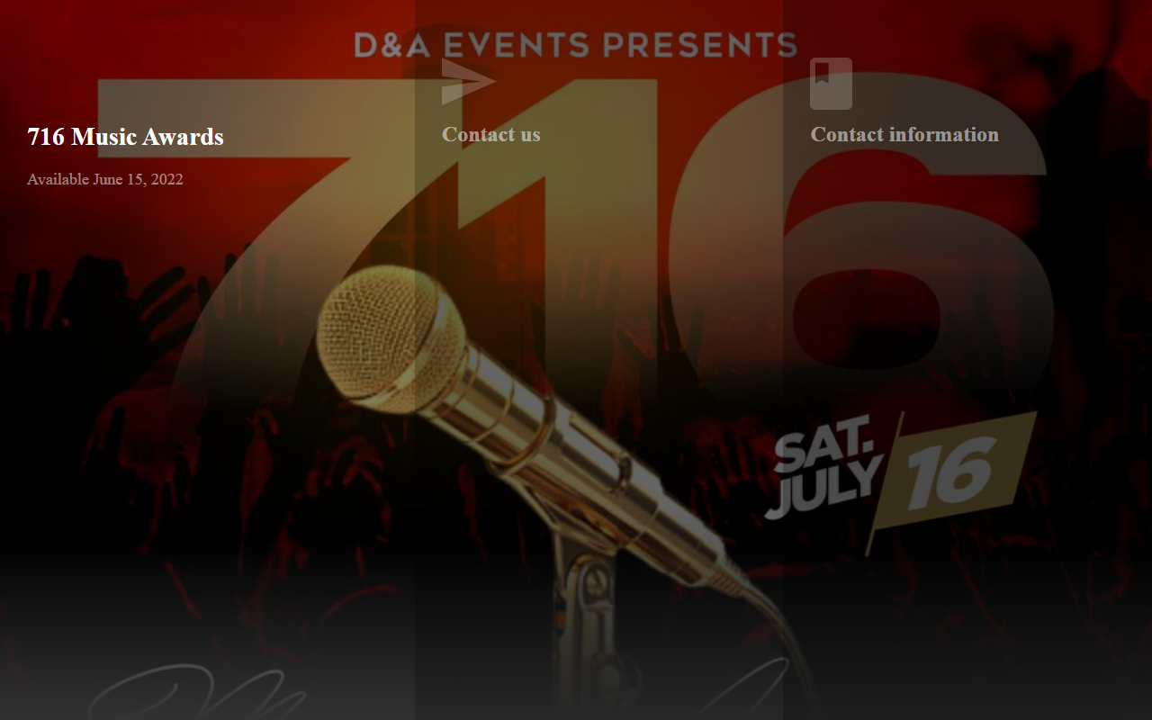 716musicawards.com screenshot