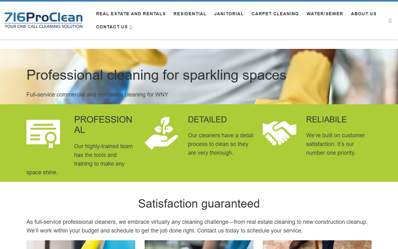 716proclean.com screenshot