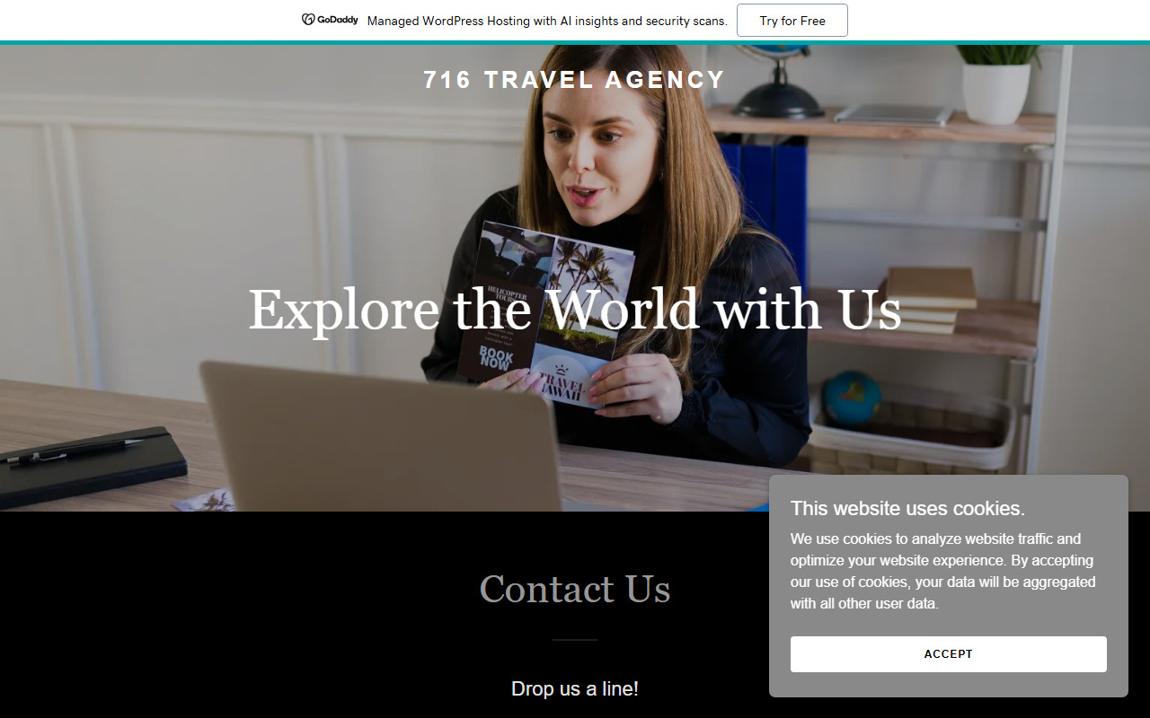 716travelagency.com screenshot