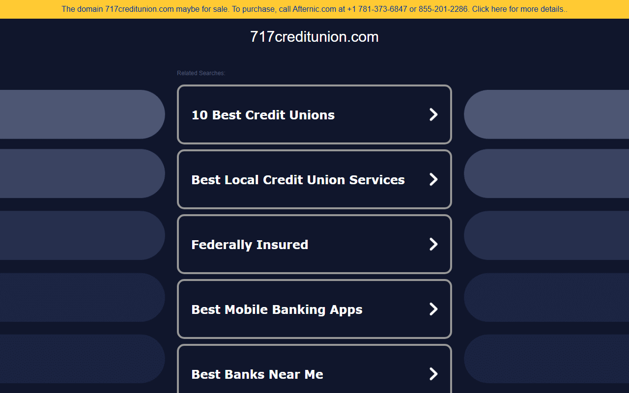 717creditunion.com screenshot