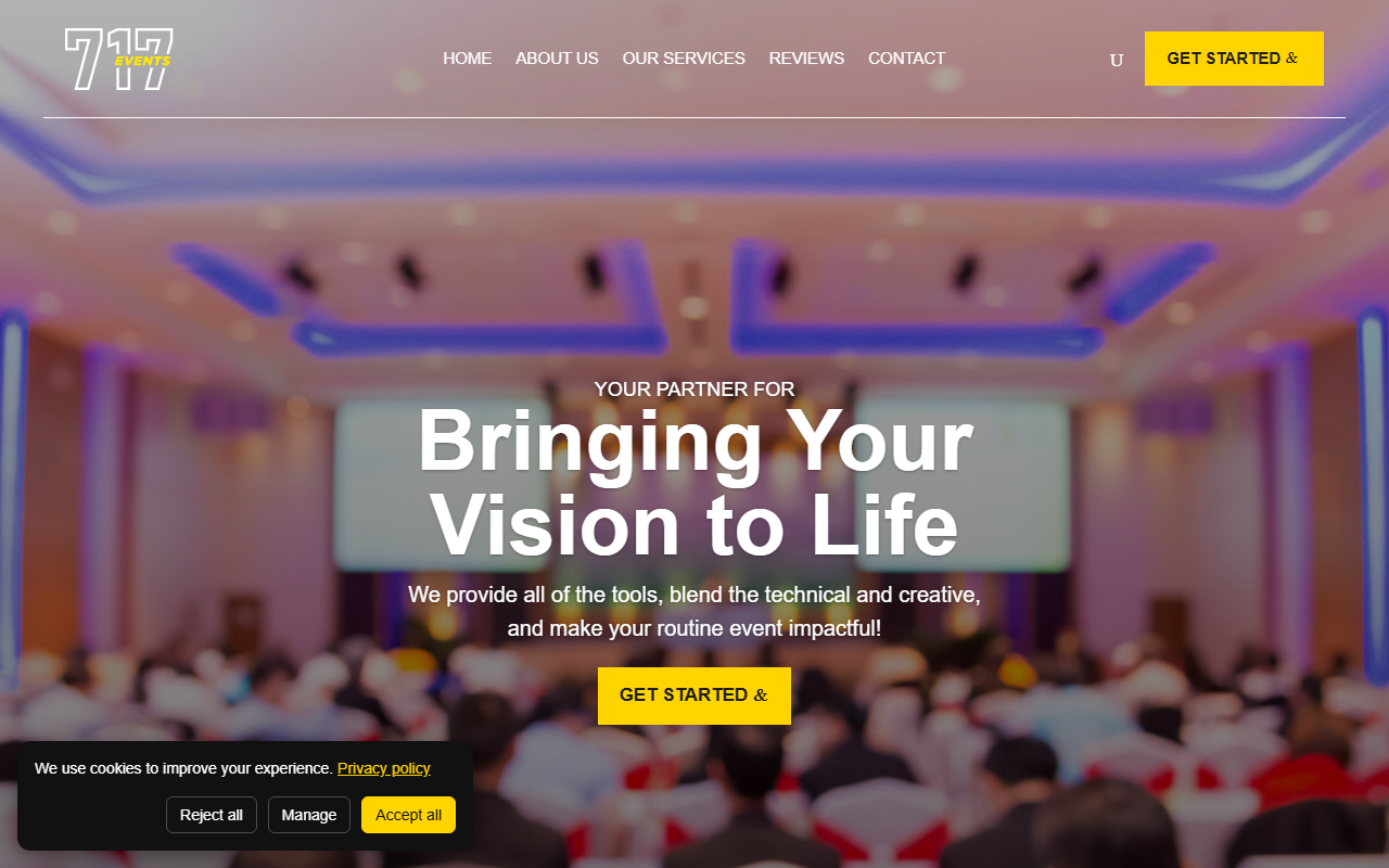 717eventgroup.com screenshot