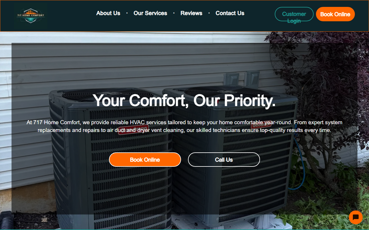 717homecomfort.com screenshot