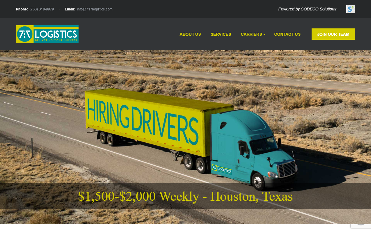 717logistics.com screenshot