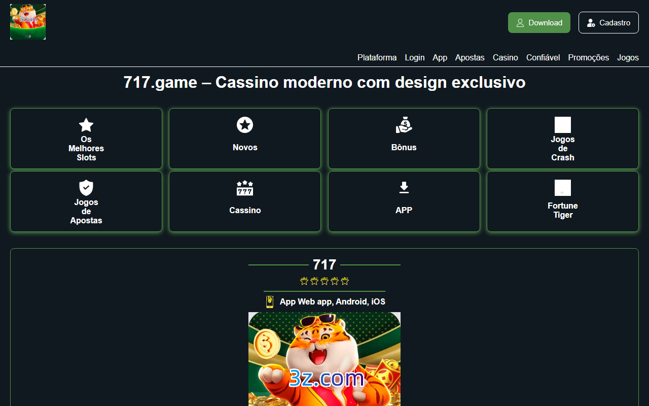 717plataforma.com screenshot