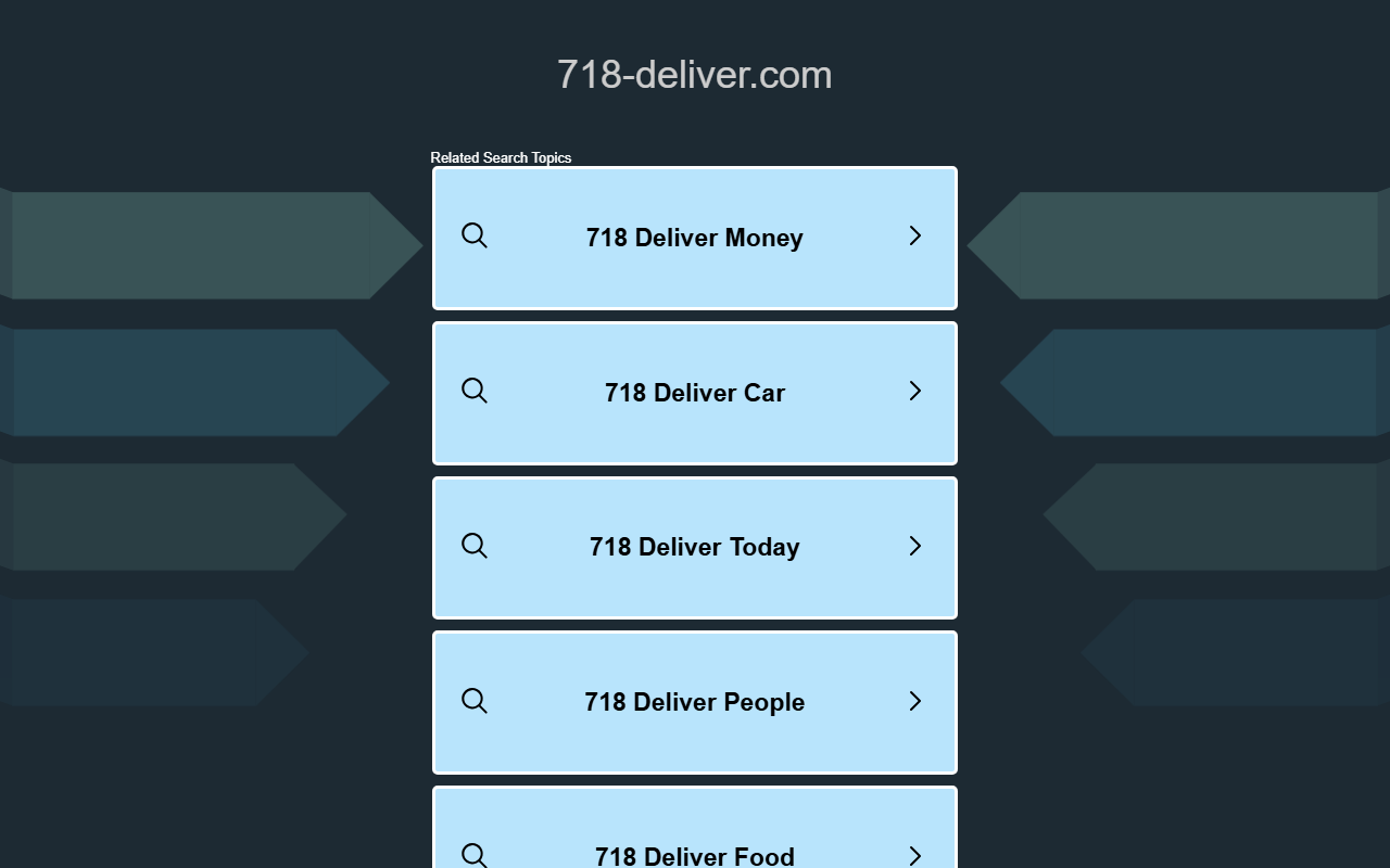 718-deliver.com screenshot