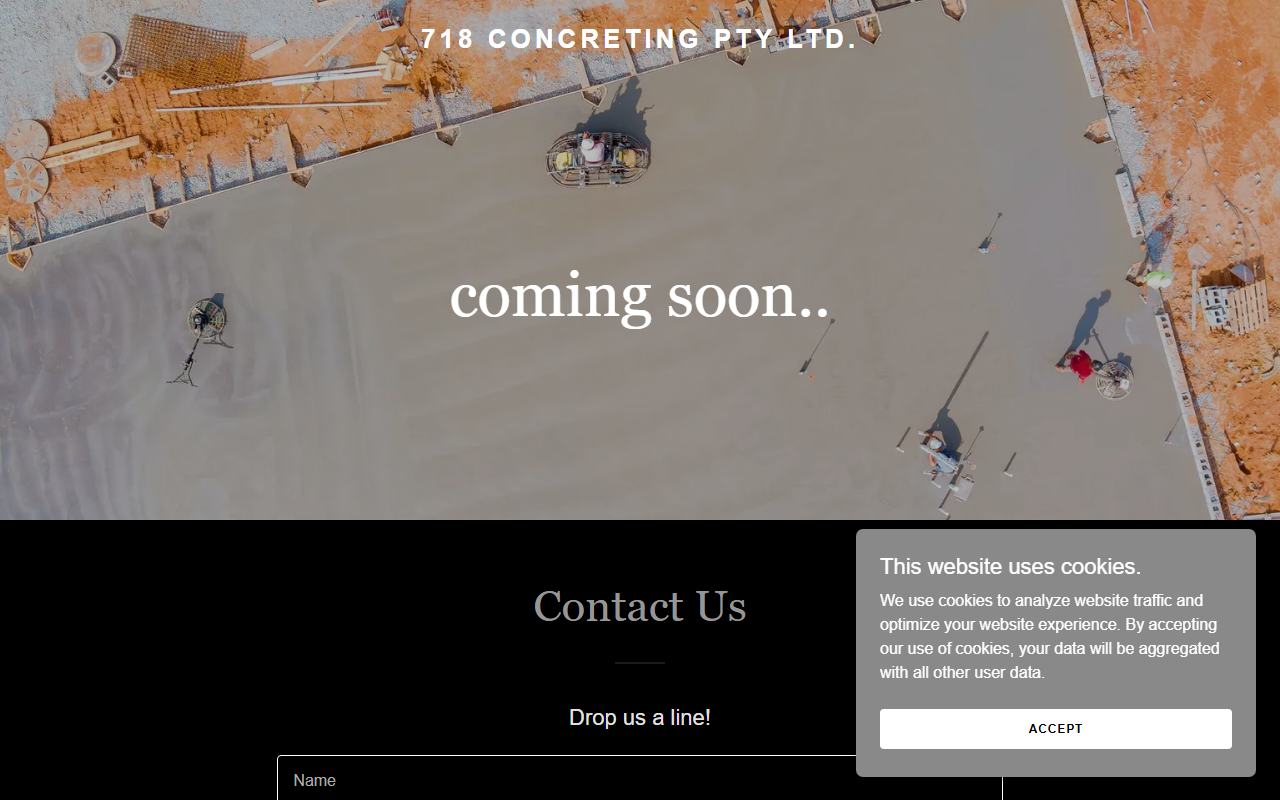 718concreting.com screenshot