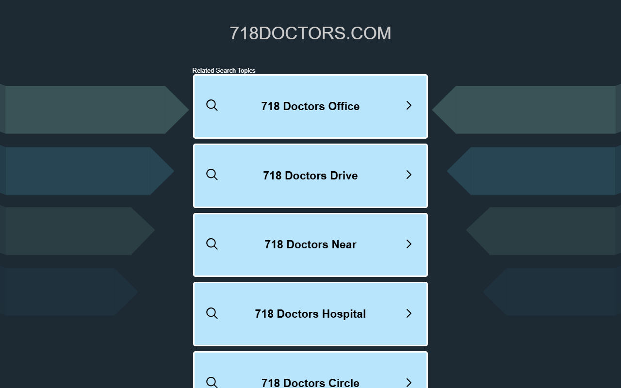 718doctors.com screenshot
