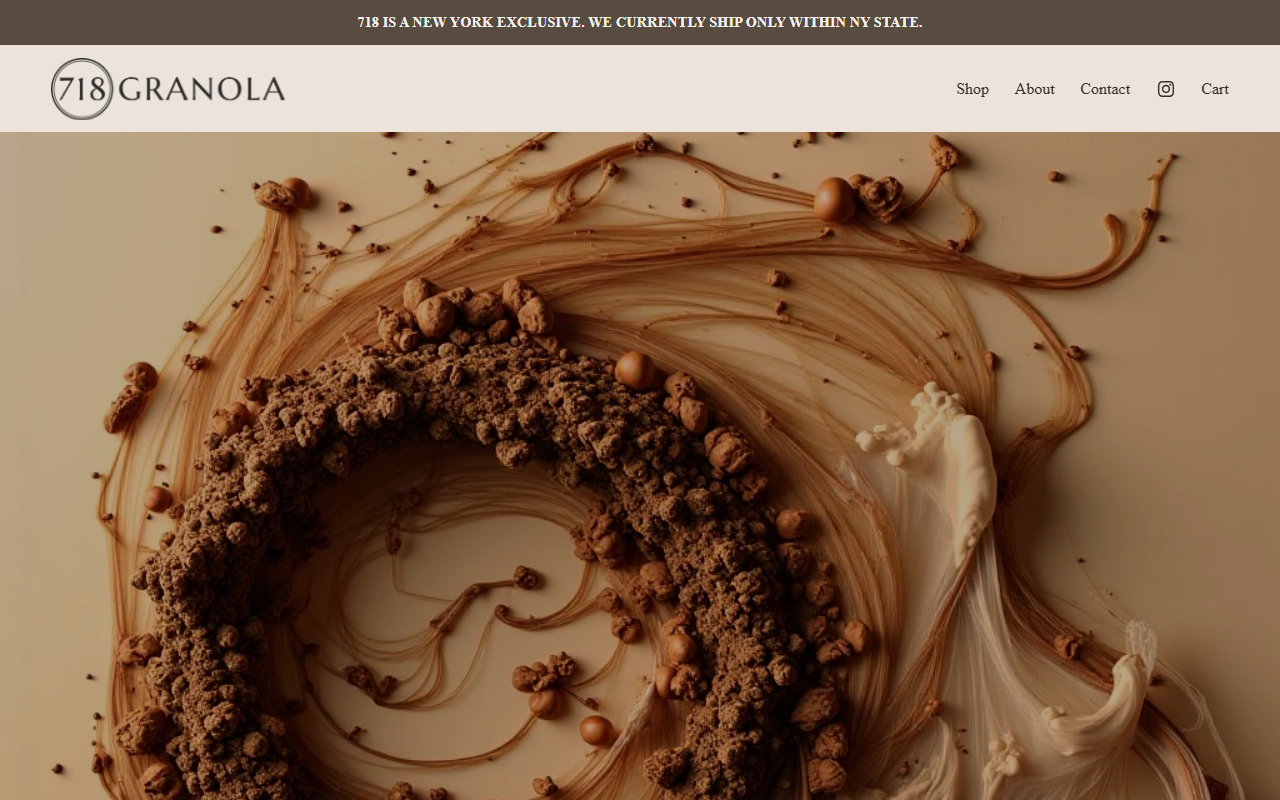718granola.com screenshot