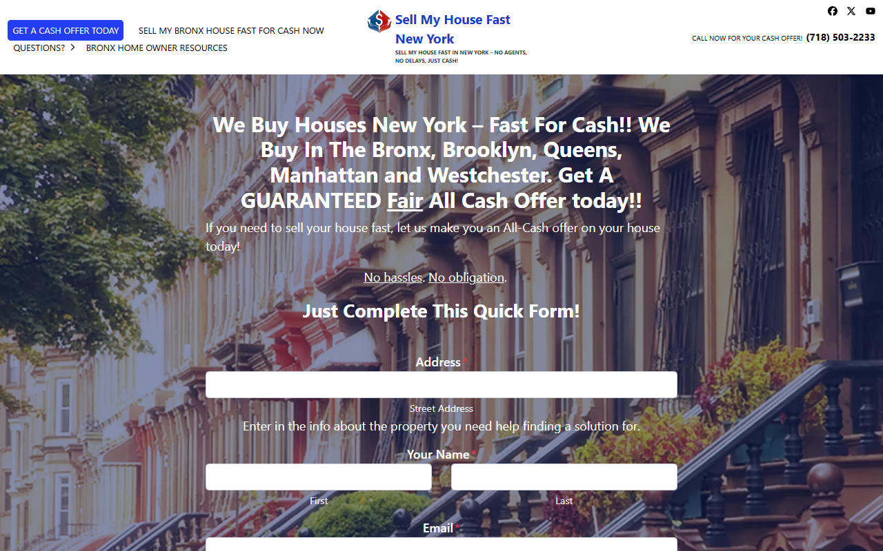 718homebuyers.com screenshot
