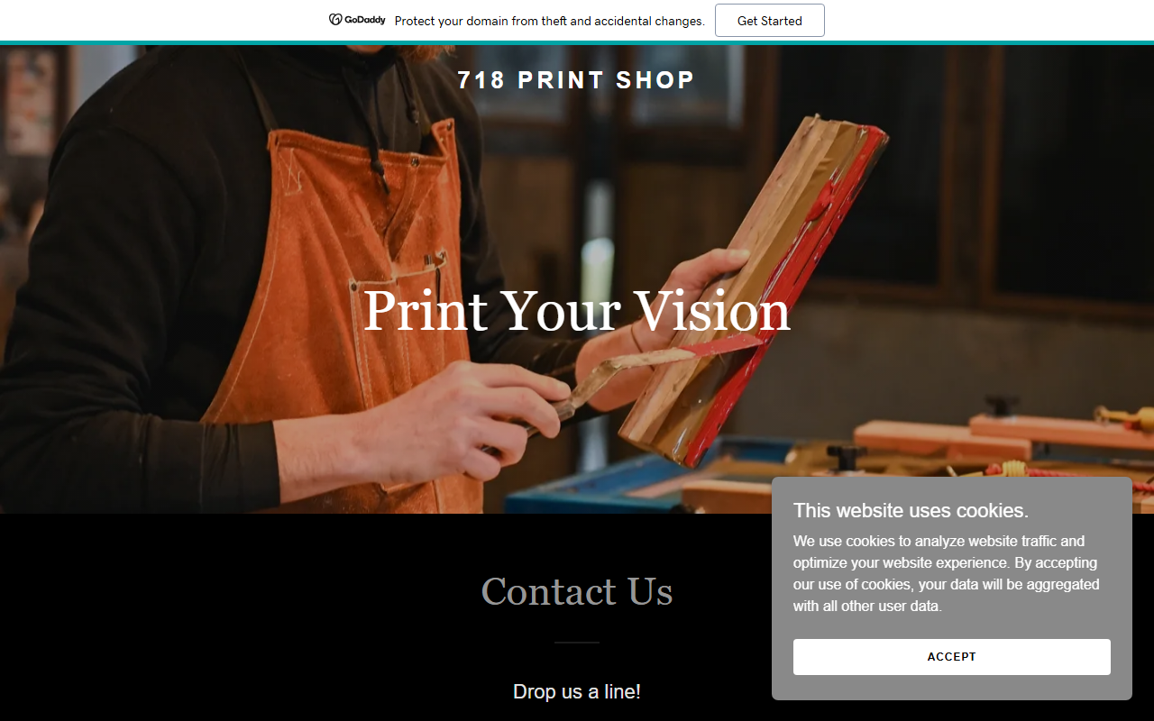 718printshop.com screenshot