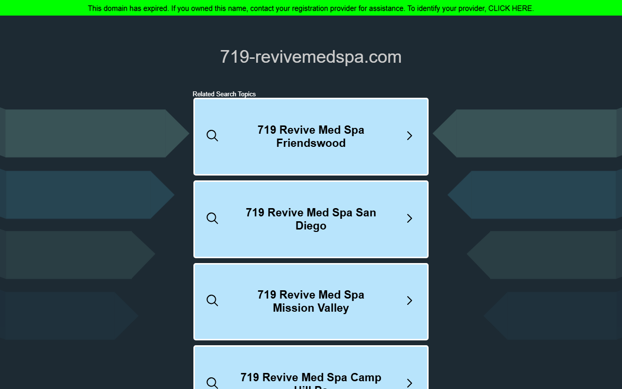 719-revivemedspa.com screenshot