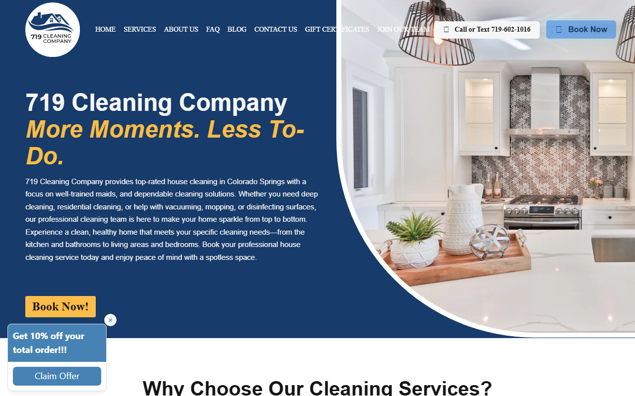 719cleaners.com screenshot