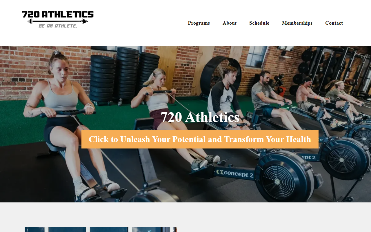 720athletics.com screenshot