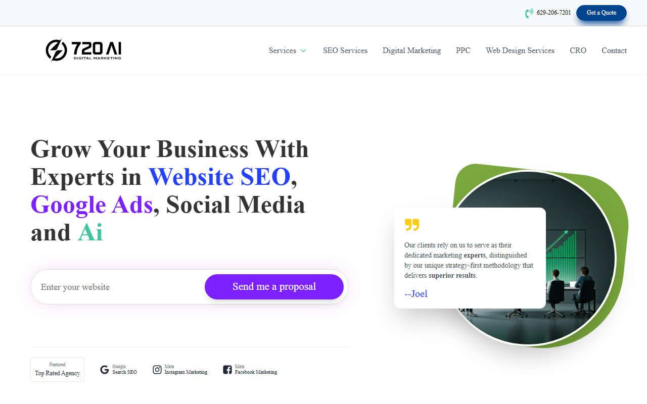 720digitalstaff.com screenshot