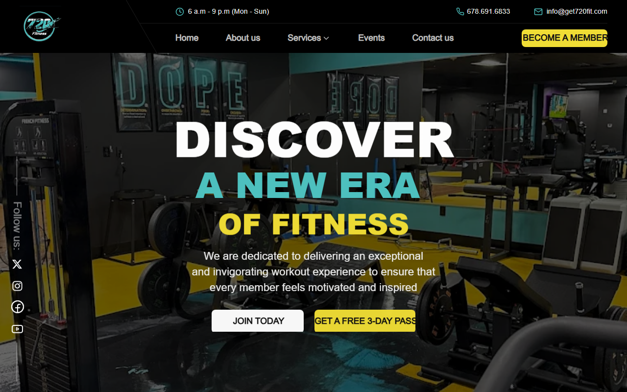 720fitnessga.com screenshot