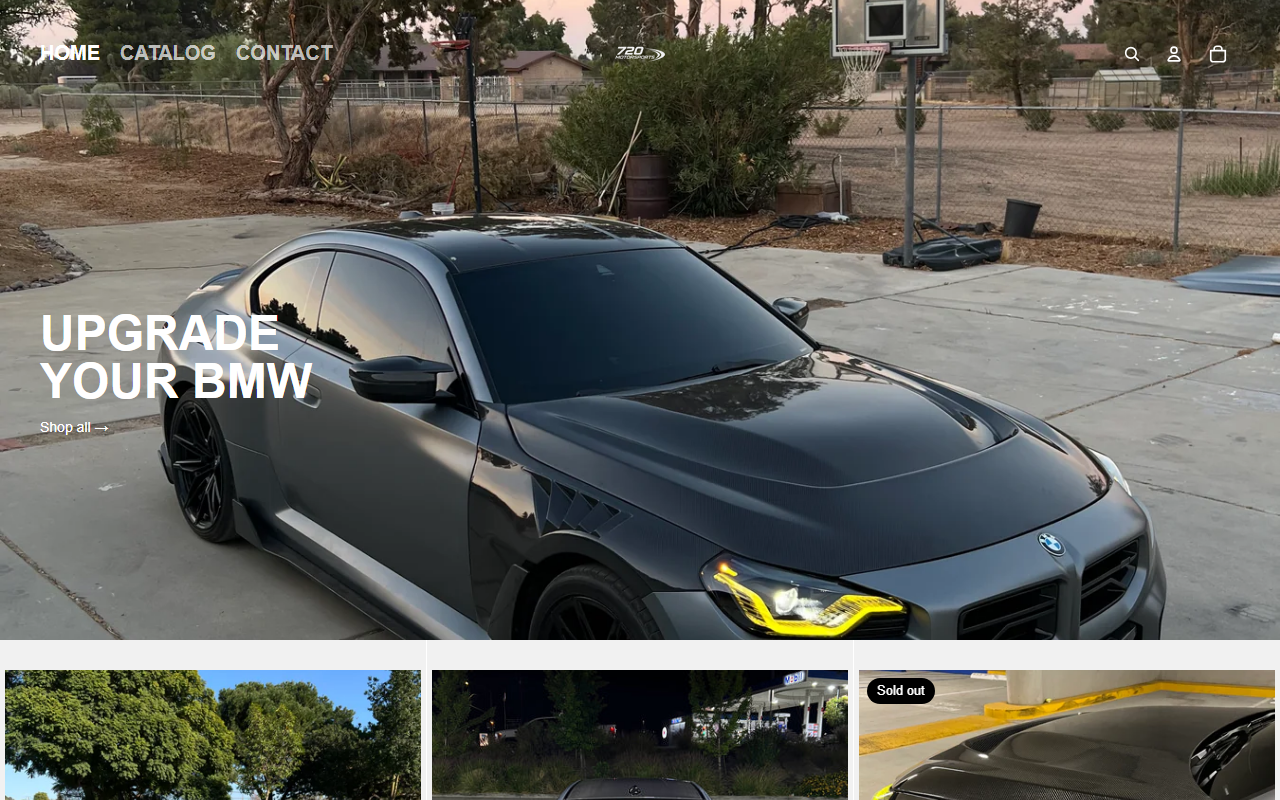 720motorsports.com screenshot