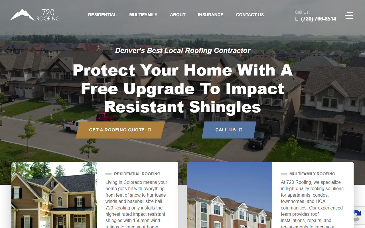 720roofing.com screenshot