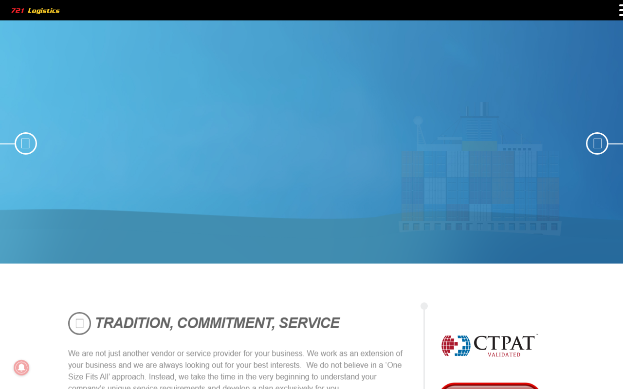 721logistics.com screenshot