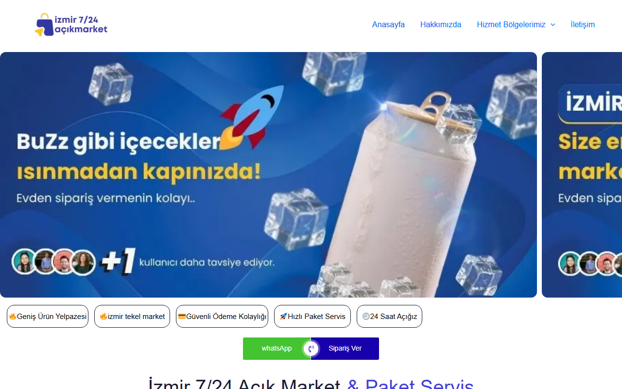 724acikmarket.com screenshot