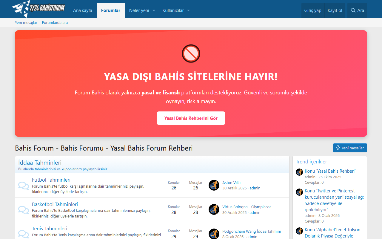 724bahisforum.com screenshot