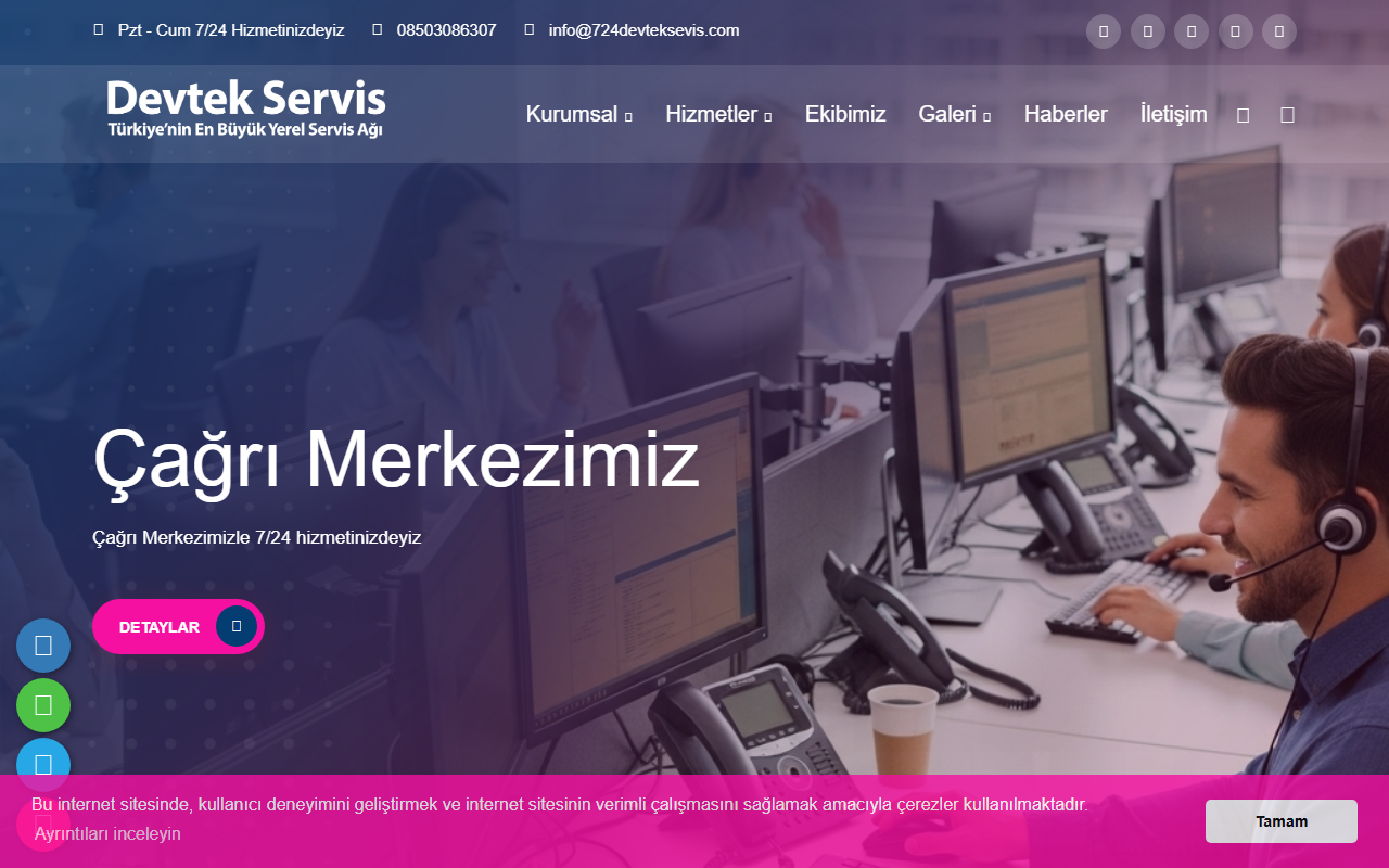 724devteksevis.com screenshot